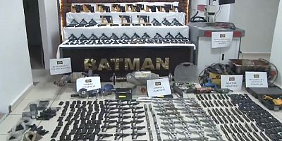 Batman’da kaçak silah üretimi operasyonu
